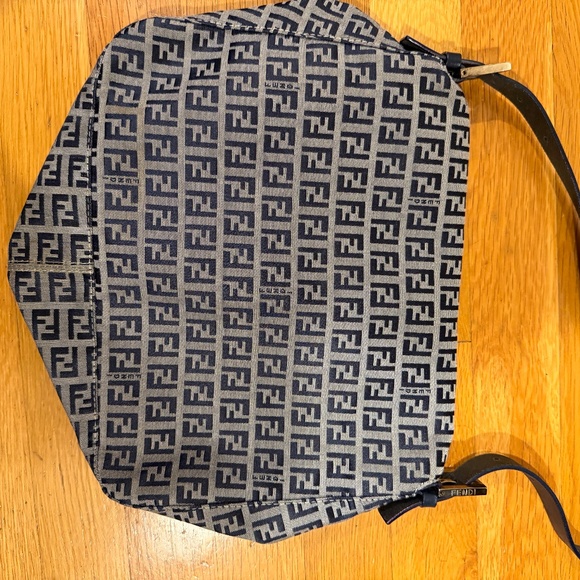 Fendi Zucchino Baguette Navy - Picture 15 of 15